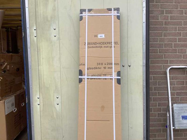 Wb - 20.3802 - 2x zijwand met hoekprofiel 30x200 cm - afbeelding 3 van  6
