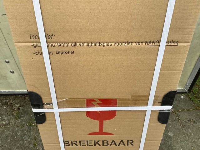 Wb - 20.3802 - 2x zijwand met hoekprofiel 30x200 cm - afbeelding 4 van  6