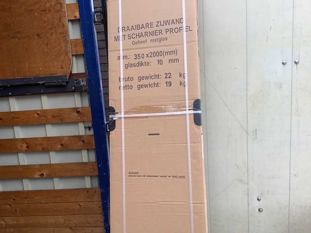 Wb - 20.3948 - 2x draaibare zijwand met scharnier profiel links - afbeelding 2 van  5