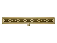 Wb - 33.4610 - douchegoot 70x7 cm geborsteld messing - afbeelding 1 van  5