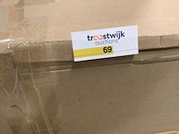 Wb - 33.4610 - douchegoot 70x7 cm geborsteld messing - afbeelding 5 van  5