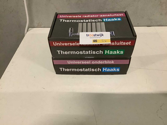 Wb - 43.3536/43.3534 - radiator onderblokken haaks chroom links (2x) - afbeelding 3 van  7
