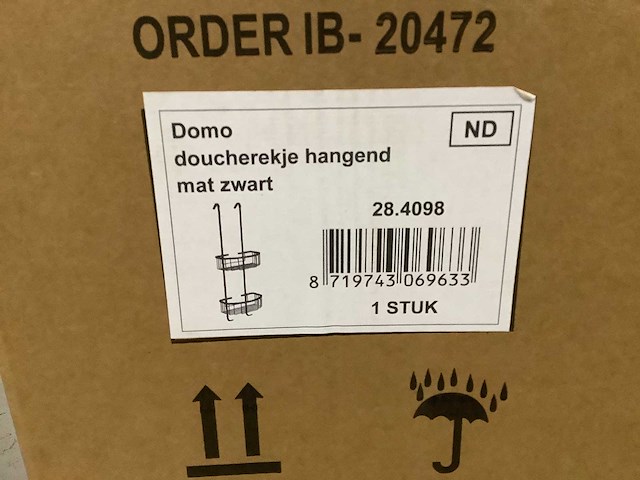 Wb - domo 28.4098 - doucherekje hangend - afbeelding 3 van  4