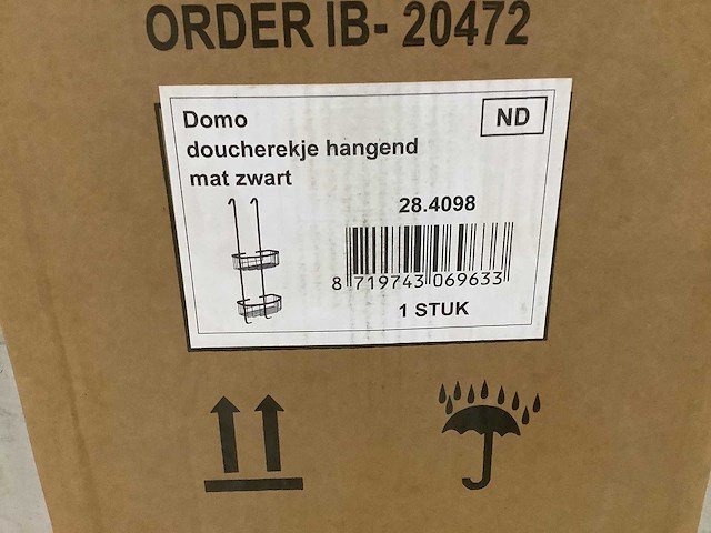 Wb - domo 28.4098 - doucherekje hangend - afbeelding 3 van  4