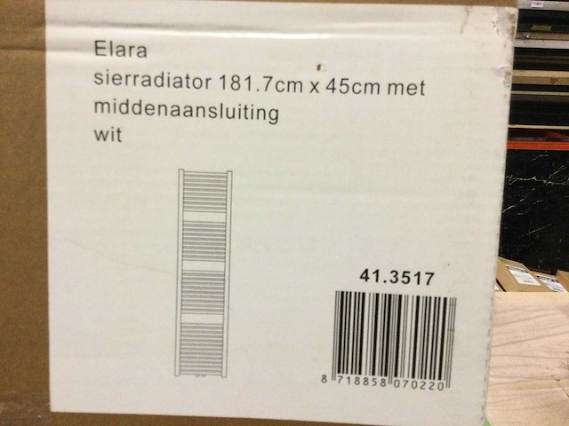 Wb - elara 41.3517 - sierradiator 181,7x45 cm. - afbeelding 2 van  4