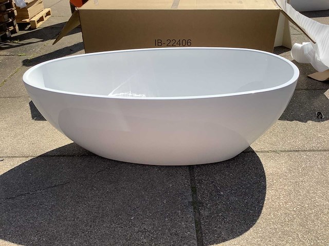 Wb - ellips 21.3670 - vrijstaand ligbad 180x90 cm - afbeelding 2 van  9