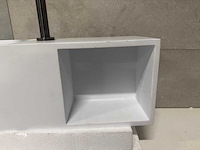 Wb - fontein solid surface 20x54x20 cm + kraan - afbeelding 3 van  7