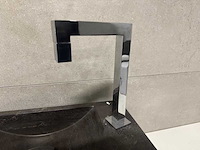Wb - hardstenen fontein 40x22,3x10 cm + kraan - afbeelding 3 van  5