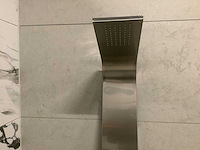 Wb - huron 29.3751 - douchekolom rvs met thermostatische kraan - afbeelding 4 van  9
