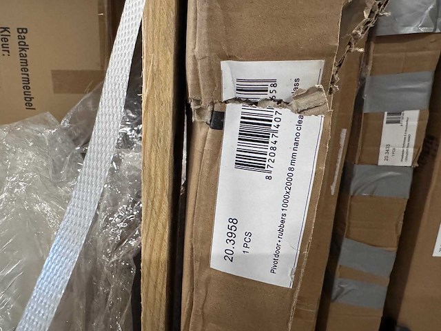 Wb - less glas voor nisdeur 100x200 - 203958 - douchedeur - afbeelding 2 van  3