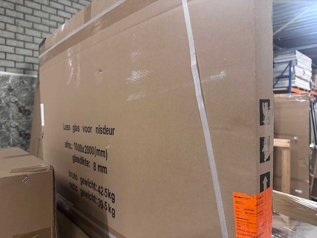 Wb - less glas voor nisdeur 100x200 - 203958 - douchedeur - afbeelding 3 van  3