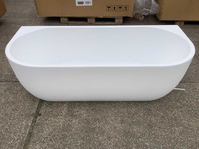 Wb - liora 21.3672 - half vrijstaand bad1 80x80 cm - afbeelding 2 van  8