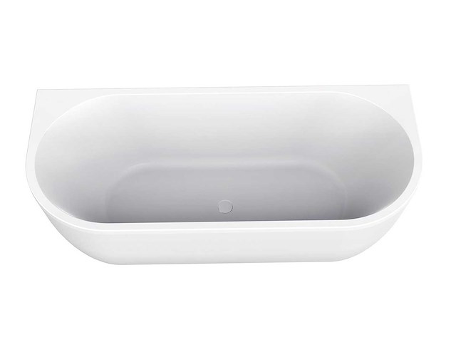 Wb - liora 21.3672 - half vrijstaand ligbad 180x80 cm - afbeelding 1 van  10
