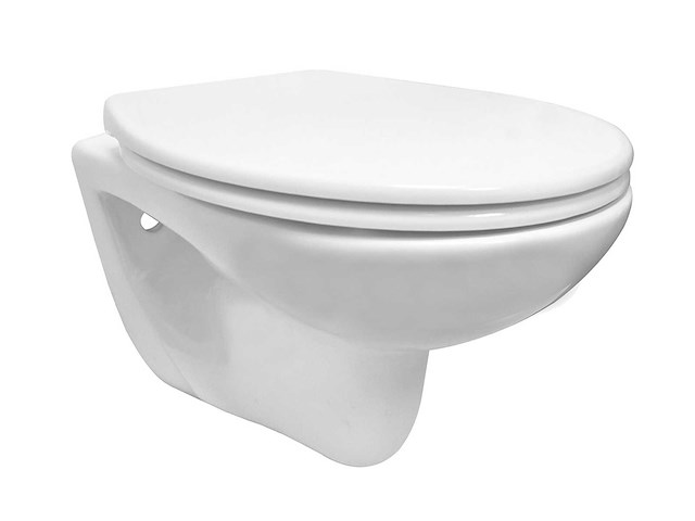 Wb - neptunus 2.0 - wandcloset rimless met toiletzitting - afbeelding 1 van  5