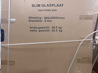 Wb - slim glasplaat 20.3453 - douche & badwand - afbeelding 2 van  3