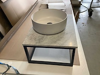 Wb - waskom met muurbeugel 60x46x27 cm - afbeelding 3 van  4