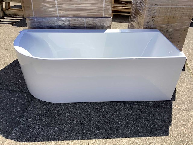 Wb - zenn - hoekbad rechts 180x80 cm - afbeelding 2 van  8