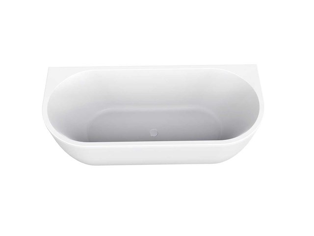 Wb - zenn 21.3672 - half vrijstaand ligbad 180x80 cm - afbeelding 1 van  9