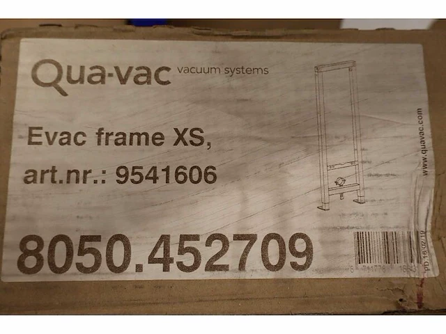 Wc-inbouwframe voor vacuümtoilet qua-vac, evac frame xs - afbeelding 4 van  4