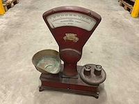 W.c. olland vintage weegschaal - afbeelding 1 van  4