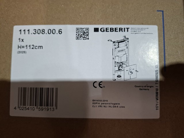 Wc-set geberit, wit - afbeelding 5 van  7