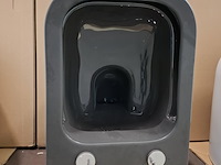 Wc-set geberit/duravit, mat zwart - afbeelding 3 van  9