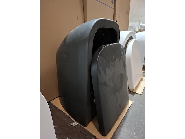 Wc-set geberit/duravit, mat zwart - afbeelding 5 van  9