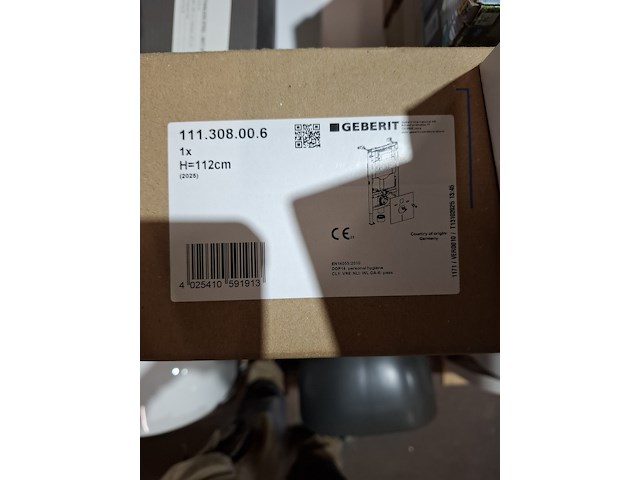 Wc-set geberit/duravit, mat zwart - afbeelding 6 van  9