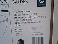 Wc-set ideal standard, wandcloset-set, mat zwart - afbeelding 3 van  7