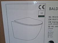 Wc-set ideal standard, wandcloset-set, mat zwart - afbeelding 4 van  7