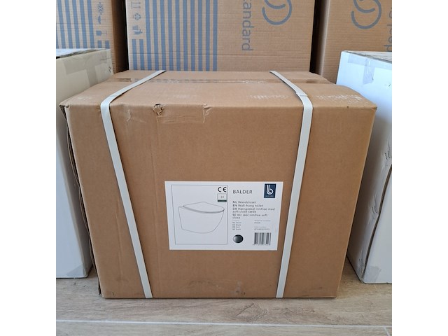 Wc-set ideal standard, wandcloset-set, mat zwart - afbeelding 2 van  6