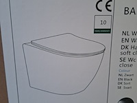 Wc-set ideal standard, wandcloset-set, mat zwart - afbeelding 3 van  6