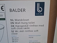 Wc-set ideal standard, wandcloset-set, mat zwart - afbeelding 4 van  6