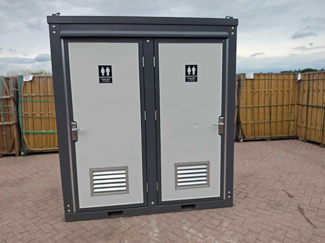 Wc unit dubbel - sanitairunit - afbeelding 10 van  17