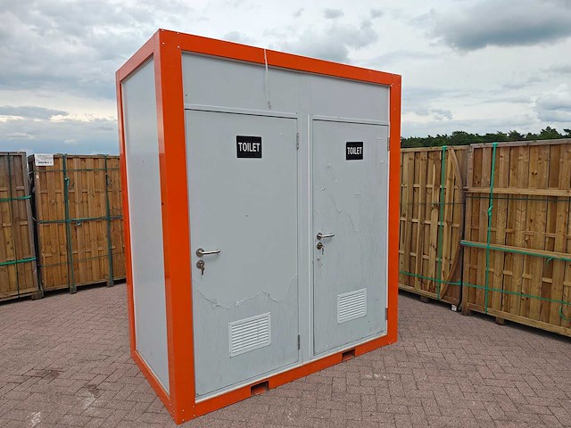 Wc unit dubbel - sanitairunit - afbeelding 1 van  16