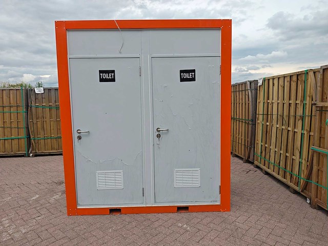 Wc unit dubbel - sanitairunit - afbeelding 9 van  16