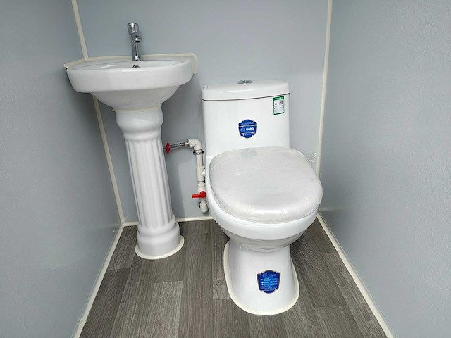Wc unit dubbel - sanitairunit - afbeelding 14 van  16