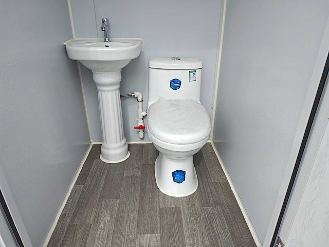 Wc unit dubbel - sanitairunit - afbeelding 2 van  13