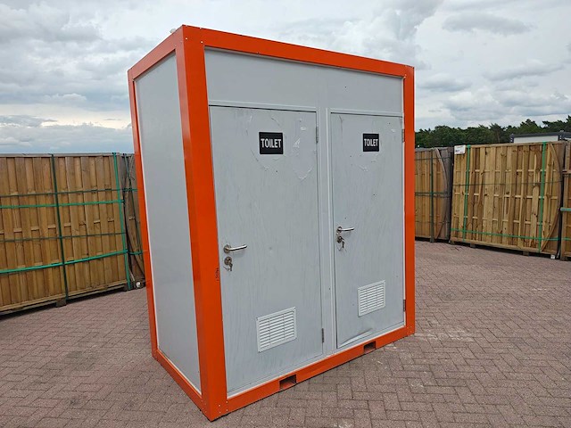 Wc unit dubbel - sanitairunit - afbeelding 1 van  13
