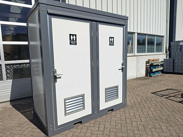 Wc unit dubbel - sanitairunit - afbeelding 4 van  16
