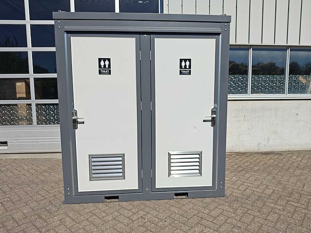 Wc unit dubbel - sanitairunit - afbeelding 9 van  16