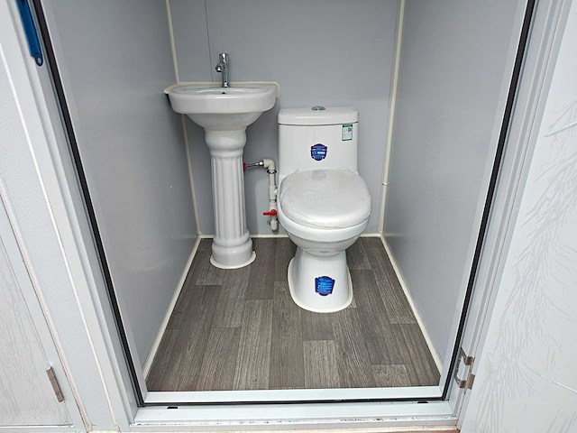 Wc unit dubbel - sanitairunit - afbeelding 1 van  7