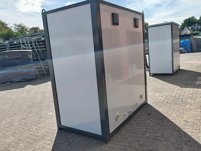 Wc unit dubbel - sanitairunit - afbeelding 10 van  15