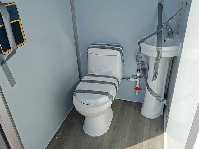 Wc unit dubbel - sanitairunit - afbeelding 15 van  15