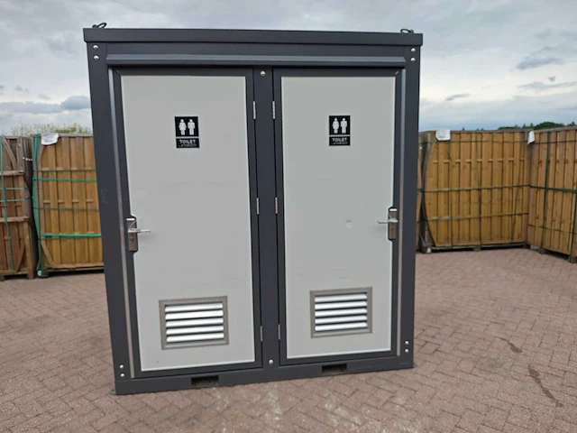 Wc unit dubbel - sanitairunit - afbeelding 10 van  17