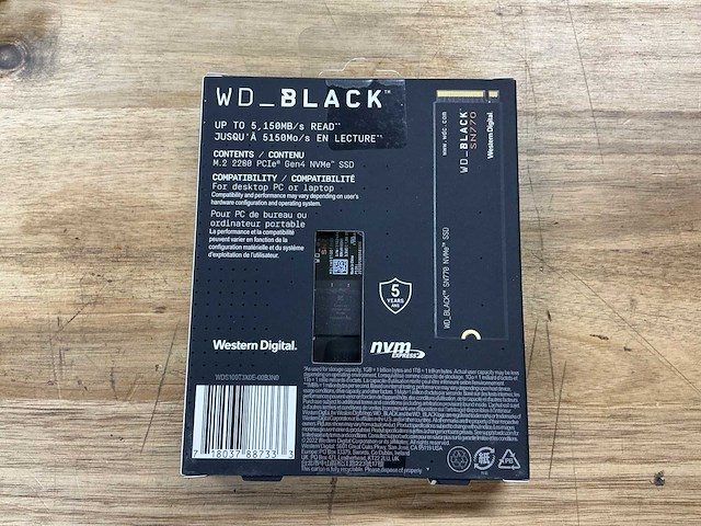 Wd black sn770 1tb - afbeelding 2 van  2