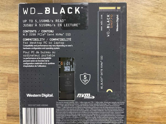 Wd black sn770 nvme ssd game drive - afbeelding 2 van  2