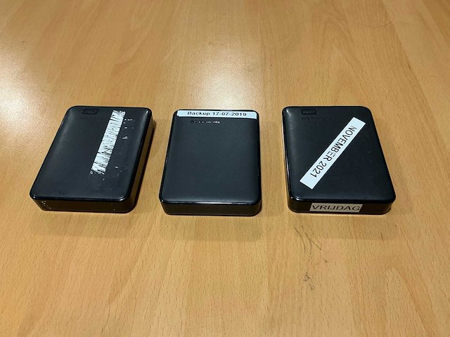 Wd elements externe harde schijf (3x) - afbeelding 1 van  4