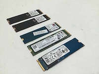Wd kioxia samsung 256gb nvme m.2 ssd interne hardeschijf (5x)