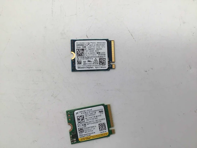 Wd micron 256gb nvme m.2 ssd interne hardeschijf (2x) - afbeelding 4 van  5